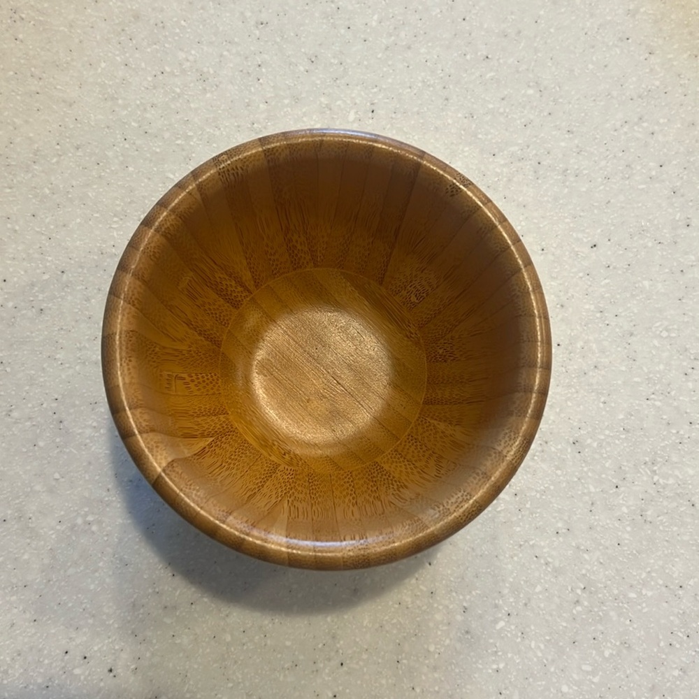 Pampered Chef Bamboo Small Bowl